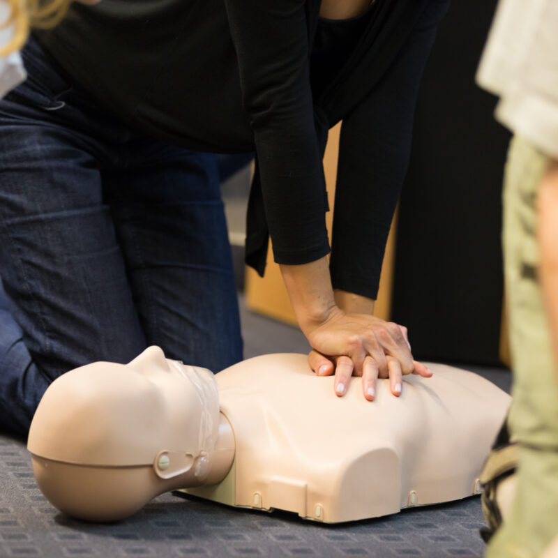 CPR on dummy