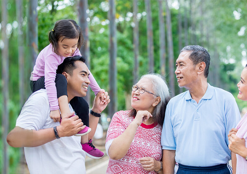 asian family