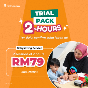 Trial Pack: 2 sessions of 2-hours babysitting service