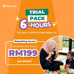 Trial Pack: 2 sessions of 6-hours babysitting service